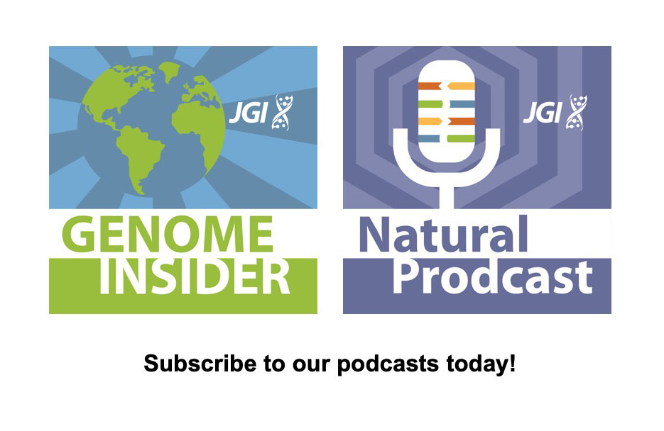 Read more about the JGI podcasts by clicking on this image