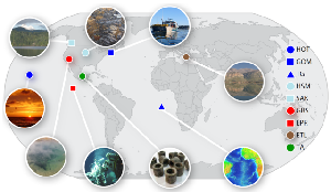 Picture of sites that were selected for Microbial Dark Matter Project.